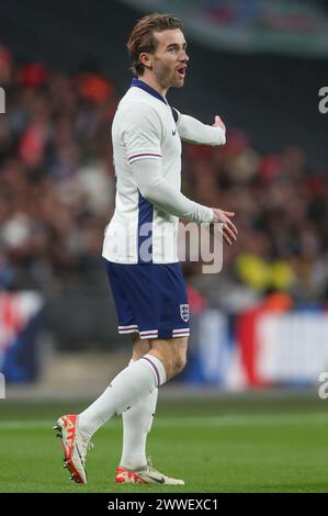 Lors du match amical international Angleterre vs Brésil au stade de Wembley, Londres, Royaume-Uni. 23 mars 2024. (Photo de Gareth Evans/News images) à Londres, Royaume-Uni le 23/03/2024. (Photo de Gareth Evans/News images/SIPA USA) crédit : SIPA USA/Alamy Live News Banque D'Images