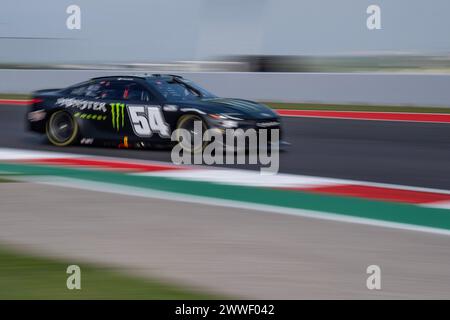 Les Amériques. 23 mars 2024. TY Gibbs (54) avec Joe Gibbs Racing, entraînement matinal au Grand Prix automobile EchoPark, circuit of the Americas. Austin, Texas. Mario Cantu/CSM/Alamy Live News Banque D'Images