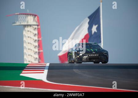 Les Amériques. 23 mars 2024. TY Gibbs (54) avec Joe Gibbs Racing, entraînement matinal au Grand Prix automobile EchoPark, circuit of the Americas. Austin, Texas. Mario Cantu/CSM/Alamy Live News Banque D'Images