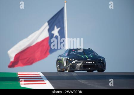 Les Amériques. 23 mars 2024. TY Gibbs (54) avec Joe Gibbs Racing, entraînement matinal au Grand Prix automobile EchoPark, circuit of the Americas. Austin, Texas. Mario Cantu/CSM/Alamy Live News Banque D'Images