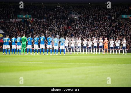 Londres, Royaume-Uni. 23 mars 2024. Angleterre et Brésil lors du match amical international entre l'Angleterre et le Brésil au stade de Wembley, Londres le samedi 23 mars 2024. (Photo : Mike Morese | mi News) crédit : MI News & Sport /Alamy Live News Banque D'Images
