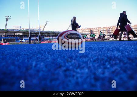 Cardiff, Royaume-Uni. 23 mars 2024. Cardiff, pays de Galles, 23 mars 2024 votre match Ball - match de rugby des six Nations entre le pays de Galles et l'Écosse au Cardiff Arms Park à Cardiff, pays de Galles. (B.East/SPP) crédit : photo de presse sportive SPP. /Alamy Live News Banque D'Images