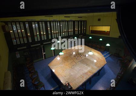 No 11 salle des opérations du groupe dans le Bunker de la bataille d'Angleterre Banque D'Images