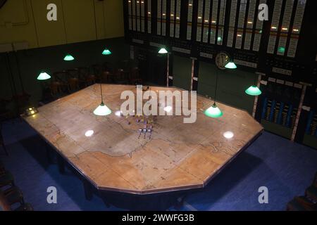 No 11 salle des opérations du groupe dans le Bunker de la bataille d'Angleterre Banque D'Images