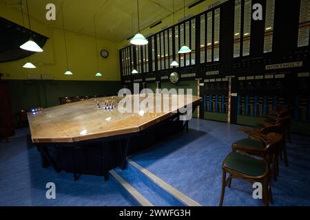 No 11 salle des opérations du groupe dans le Bunker de la bataille d'Angleterre Banque D'Images