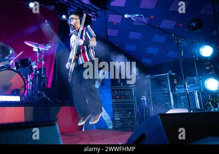 Glasgow, Écosse. 23 mars 2024Take Hirose jouant avec Feeder à Barrowland Ballroom à Glasgow le 23 mars 2024 crédit : Glasgow Green at Winter Time/Alamy Live News Banque D'Images