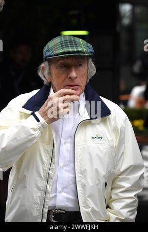 MELBOURNE, AUSTRALIE 24 mars 2024. Sur la photo : Jackie Stewart dans le paddock du FIA Formula 1 Rolex Australian Grand Prix 2024 3ème tour du 22 au 24 mars à l'Albert Park Street circuit, Melbourne, Australie. Crédit : Karl Phillipson/Alamy Live News Banque D'Images