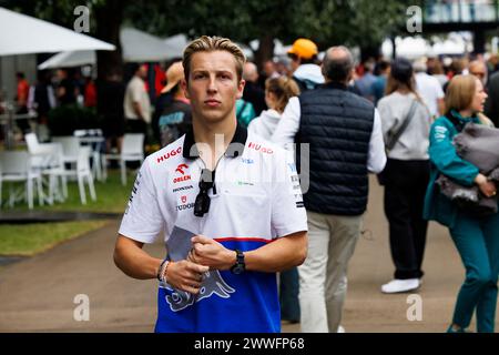 Melbourne, Australie. 24 mars 2024 : circuit du Grand Prix de Melbourne, Melbourne, Victoria, Australie ; Grand Prix de formule 1 d'Australie : jour de la course ; Liam Lawson, pilote de réserve Red Bull crédit : action plus Sports images/Alamy Live News Banque D'Images