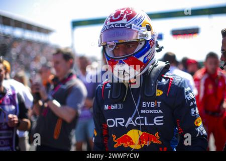 VERSTAPPEN Max (Ned), Red Bull Racing RB20, portrait lors du Rolex Australian Grand Prix de formule 1 2024, 3ème manche du Championnat du monde de formule 1 2024 du 22 au 24 mars 2024 sur le Albert Park circuit, à Melbourne, Australie Banque D'Images