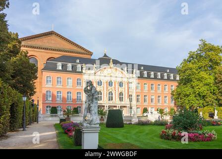 Trèves : Palais électoral, Aula Palatina (Basilique de Constantin, Konstantinbasilika) à Moselle, Rhénanie-Palatinat, Allemagne Banque D'Images