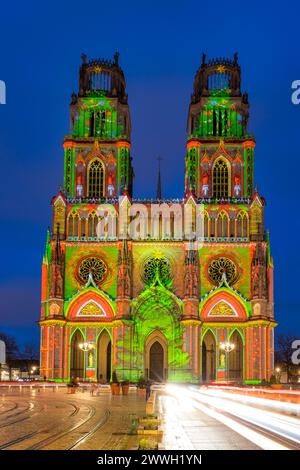 Cathédrale Sainte-Croix d'Orléans, Cathédrale Sainte-Croix, Orélans, France Banque D'Images