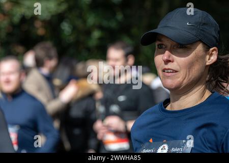 Brentwood, Royaume-Uni. 24 mars 2024. Brentwood Essex 24 mars 2024 Brentwood Half Marathon, Brentwood Essex crédit : Ian Davidson/Alamy Live News Banque D'Images