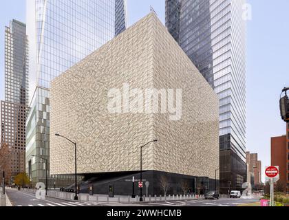Le Perelman Performing Arts Center, également connu sous le nom de PAC NYC, est un centre des arts de la scène multi-espace situé près du World Trade Center. Banque D'Images