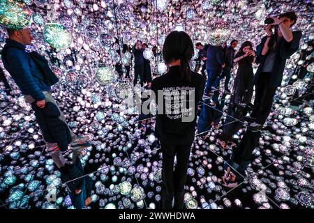 TEAMLAB SANS FRONTIÈRE TOKYO Banque D'Images