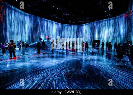 TEAMLAB SANS FRONTIÈRE TOKYO Banque D'Images