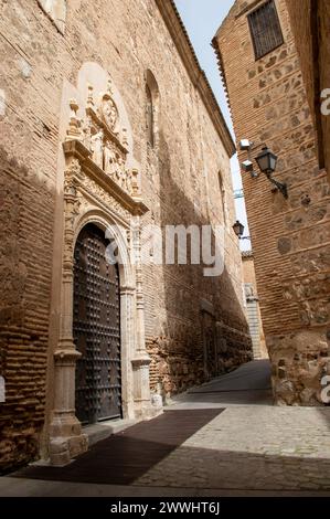 Entrée au monastère de San Clemente à Tolède Banque D'Images