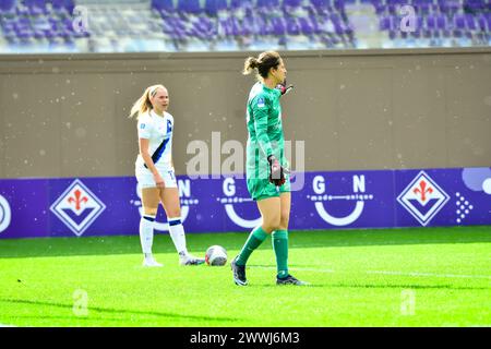 INT-Durante Francesca pendant Poule Scudetto - ACF Fiorentina vs FC Internazionale Women, football italien Serie A Women match à Bagno a Ripoli (Fi), Italie, 24 mars 2024 Banque D'Images