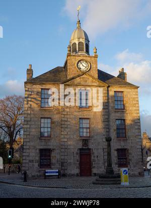 Old Town House (qui abrite maintenant le musée du Roi), High Street, University of Aberdeen Old Aberdeen Campus, Old Aberdeen, Aberdeen, Écosse, Royaume-Uni Banque D'Images