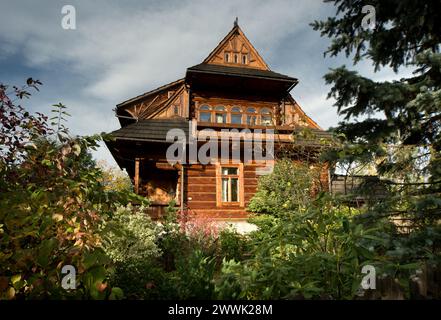 Villa Witkiewiczowka, Zakopane, Pologne Banque D'Images