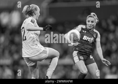 Birmingham, Royaume-Uni. 24 mars 2024. Frida Maanum d'Arsenal lors du match de Super League féminin de FA entre Aston Villa Women et Arsenal Women à Villa Park, Birmingham, Angleterre, le 24 mars 2024. Photo de Stuart Leggett. Utilisation éditoriale uniquement, licence requise pour une utilisation commerciale. Aucune utilisation dans les Paris, les jeux ou les publications d'un club/ligue/joueur. Crédit : UK Sports pics Ltd/Alamy Live News Banque D'Images