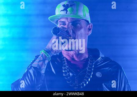 Orlando, Floride, États-Unis, 23 mars 2024, le rappeur Vanilla Ice (Robert Matthew Van Winkle) se produit lors d'un concert des années 90 présenté par Orlando City SC au Inter&Co Stadium. (Crédit photo : Marty Jean-Louis/Alamy Live News Banque D'Images
