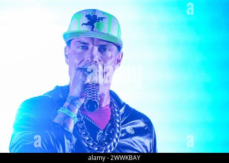 Orlando, Floride, États-Unis, 23 mars 2024, le rappeur Vanilla Ice (Robert Matthew Van Winkle) se produit lors d'un concert des années 90 présenté par Orlando City SC au Inter&Co Stadium. (Crédit photo : Marty Jean-Louis/Alamy Live News Banque D'Images