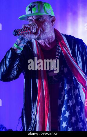 Orlando, Floride, États-Unis, 23 mars 2024, le rappeur Vanilla Ice (Robert Matthew Van Winkle) se produit lors d'un concert des années 90 présenté par Orlando City SC au Inter&Co Stadium. (Crédit photo : Marty Jean-Louis/Alamy Live News Banque D'Images