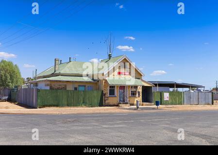 Australie bâtiment du bureau de poste dans le village isolé de Goodooga sur les rives de la rivière Bokhara Nord de la Nouvelle-Galles du Sud Australie Banque D'Images