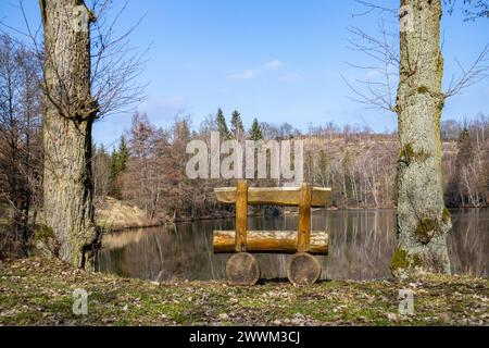 Bank am See Banque D'Images