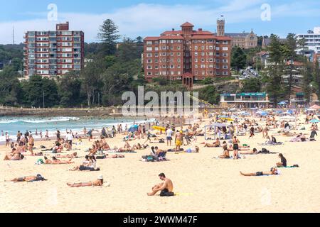 Manly Beach, Manly, North Sydney, Sydney, Nouvelle-Galles du Sud, Australie Banque D'Images