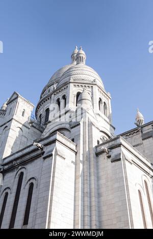 5 décembre 2023-la basilique du Sacré coeur de Montmartre, communément appelée Basilique du Sacré-Cœur et souvent simplement Sacré-Cœur, est une église catholique romaine Banque D'Images