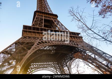 5 décembre 2023- la Tour Eiffel, Paris, France. Banque D'Images