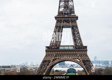 5 décembre 2023- la Tour Eiffel, Paris, France. Banque D'Images