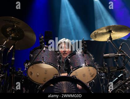 Motorpoint Arena, Nottingham, Royaume-Uni. 24 mars 2024. Événement : esprits simples soutenus par Del Amitri. Légende : Ashley Soan - Del Amitri photo : Mark Dunn/Alamy Live News (divertissement) Banque D'Images