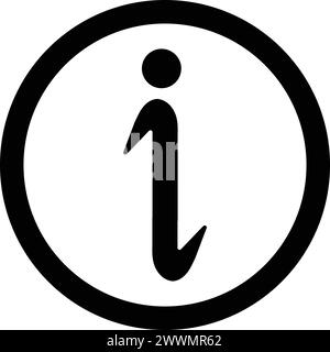 conception d'illustration vectorielle d'icône de centre d'information Illustration de Vecteur