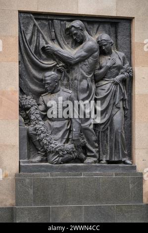 Berlin. Allemagne. Le Mémorial soviétique de la guerre à Schönholzer Heide (Sowjetisches Ehrenmal in der Schönholzer Heide). Le cimetière a été conçu par un groupe Banque D'Images