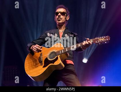 Motorpoint Arena, Nottingham, Royaume-Uni. 24 mars 2024. Événement : esprits simples soutenus par Del Amitri. Légende : Gordy Goudie - esprits simples. Photo : Mark Dunn/Alamy Live News (divertissement) Banque D'Images