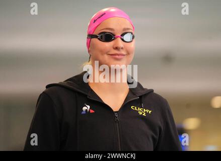 Saint Germain en Laye, France. 24 mars 2024. Anna Egorova finale 800 M Freestyle Women lors du Giant Open 2024, épreuve de natation le 24 mars 2024 au Dôme de Saint-Germain-en-Laye, France. Photo de Laurent Lairys/ABACAPRESS.COM crédit : Abaca Press/Alamy Live News Banque D'Images