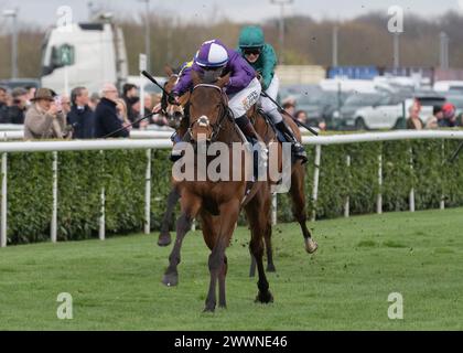 Mr Professor remporte le William Hill Lincoln à Doncaster le 23 mars 2024 pour Dominic Ffrench Davis et David Egan Banque D'Images