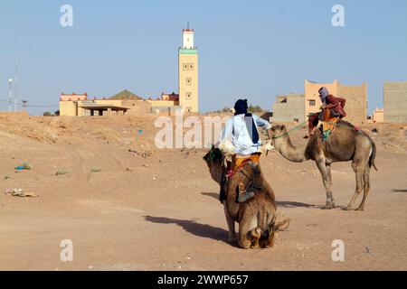 Festival international des nomades M'hamid El Ghizlane , Maroc Banque D'Images