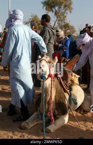 Festival international des nomades M'hamid El Ghizlane , Maroc Banque D'Images