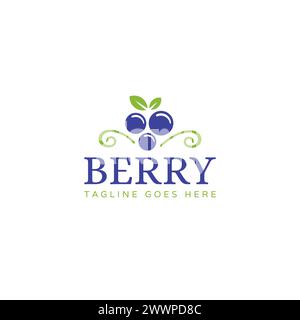 Logo Berry ou marque combinée Illustration de Vecteur