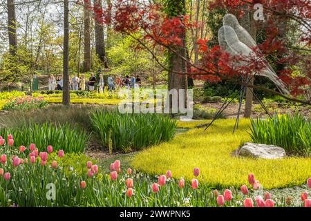 Printemps dans le jardin Anne Cox Chambers Southern Seasons à l'Atlanta Botanical Garden à Midtown Atlanta, Géorgie. (ÉTATS-UNIS) Banque D'Images