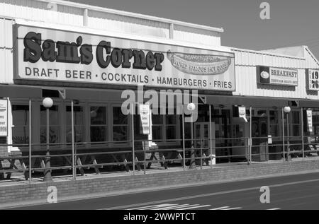 Photo de l'emblématique restaurant Sam's Corner près de Myrtle Beach, Caroline du Sud, États-Unis. Banque D'Images