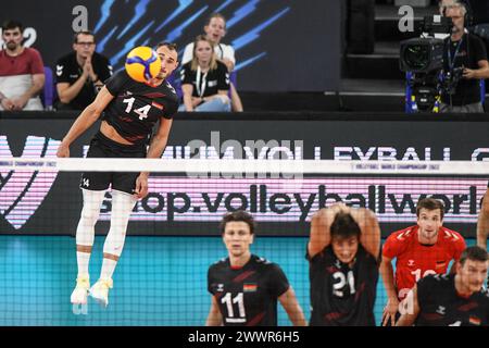 Moritz Karlitzek (Allemagne). Championnat du monde de volleyball 2022. Banque D'Images