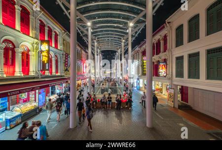 Pagoda Street Chinatown Singapour Banque D'Images