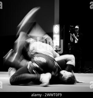 Polaris Professional 27 événement Jiu-Jitsu brésilien, télévisé sur UFC FightPass et Youtube avec quelques-uns des meilleurs talents du monde en BJJ, y compris Ffion Davis, Shane Curtis, Jozef Chen, Nathaniel Wood, Alex Caceres@ ICC Newport 23-03-24 Banque D'Images