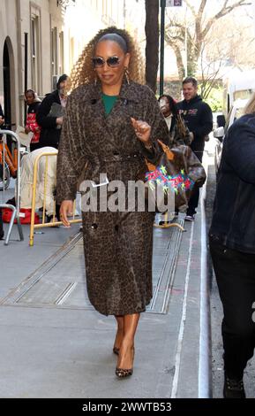 New York, États-Unis. 25 mars 2024 Mel B on the View parle du mariage très abusif dans un mémoire élargi brutalement honnête à New York. 25 mars 2024 crédit : RW/Mediapunch crédit : MediaPunch Inc/Alamy Live News Banque D'Images