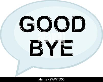 texte de bonjour de bulle de discours vectoriel Illustration de Vecteur