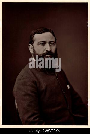 1878 CA , Paris , FRANCE : le peintre italien GIUSEPPE Gaetano DE NITTIS ( 1846 - 1884 ). Photo par Lochart , Paris . - BELLE EPOQUE - les italiens de Paris - VERISMO - IMPRESSIONISMO - IMPRESSIONNISTE - IMPRESSIONNISME - FRANCIA - ARTS - ARTE - barba - barbe - PITTORE - PITTURA - ITALIE - ITALIA - PORTRAIT - RITRATTO - HISTOIRE - FOTO STORICHE -- Archivio GBB Banque D'Images